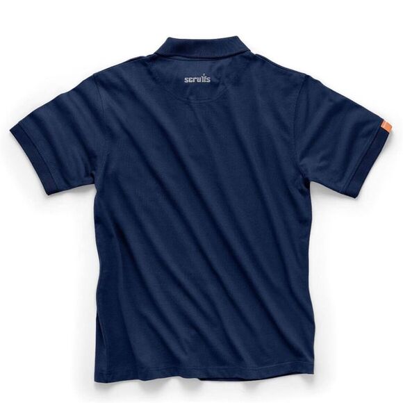 Scruffs Mens Polo Shirt / Navy - Picture 2 of 2